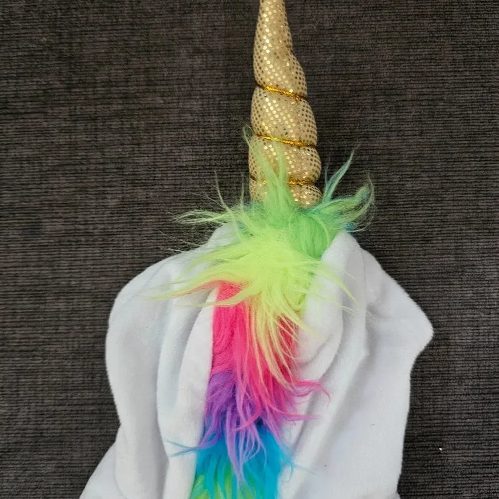 Party Dog Unicorn Dog Halloween Polyester Costume Multicolor Size XS/S